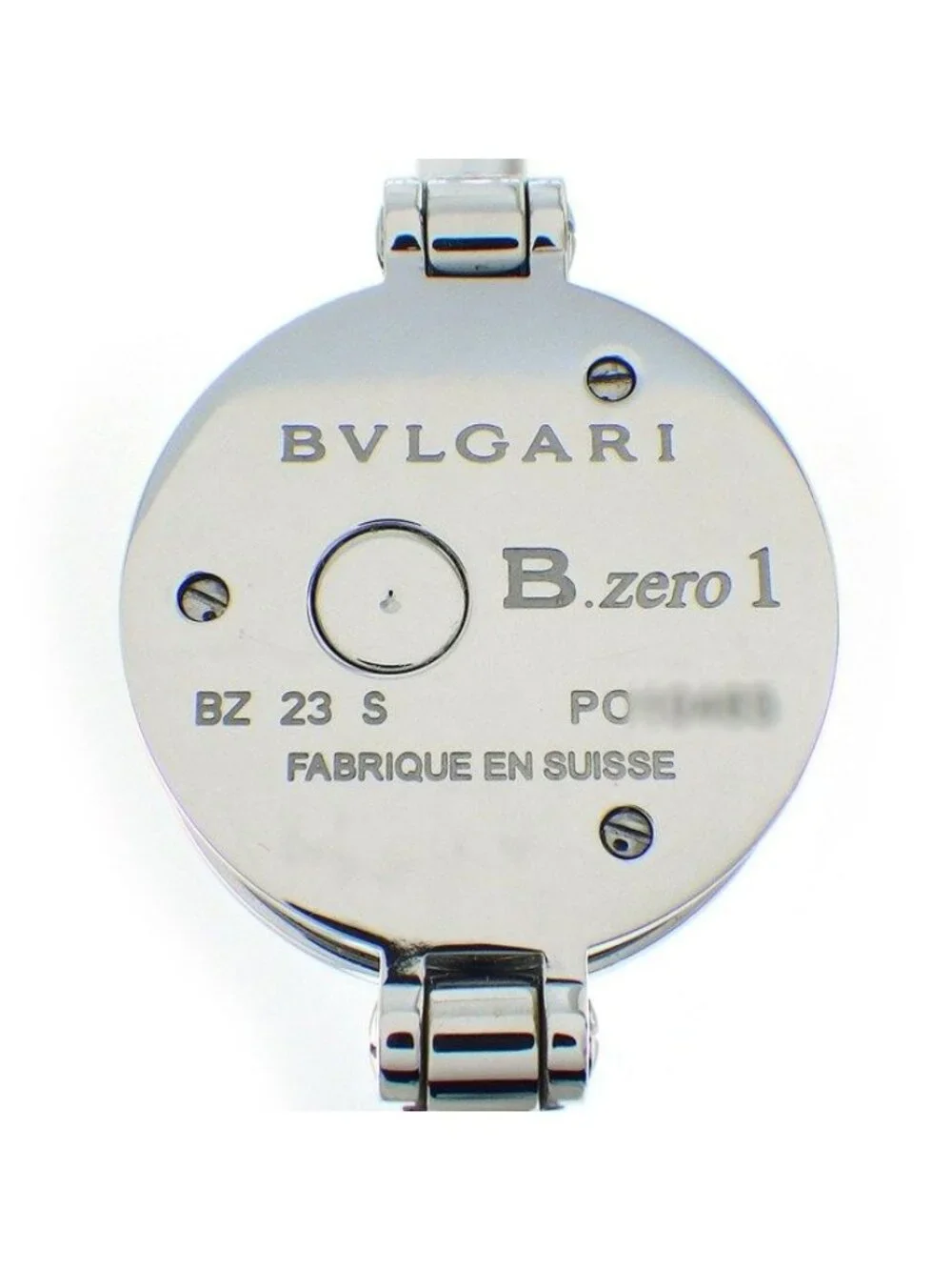 Bvlgari B.Zero1 Bangle Watch S Pink Dial SS Quartz Analog